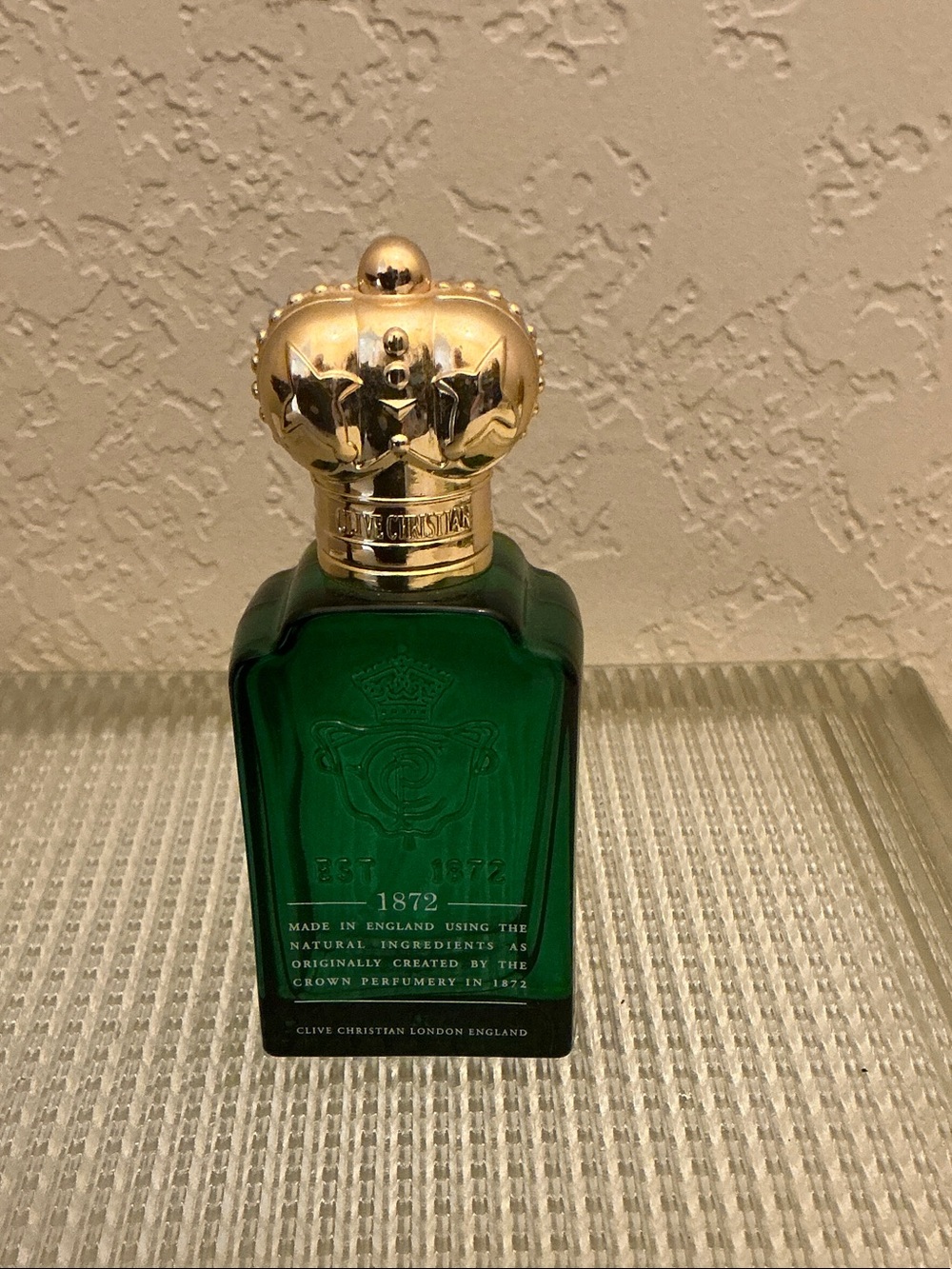 Clive Christian 1872 Emerald Green Decorative Fragrance Bottle
